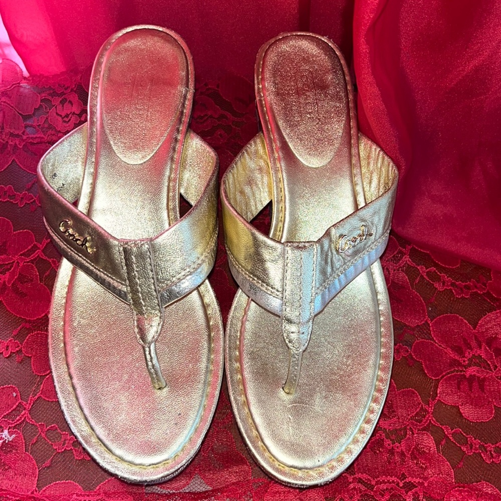 Coach Platform Thing Sandals